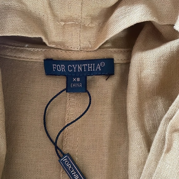 + FORCYNTHIA + Linen Blend Maxi Dress - Picture 6 of 8